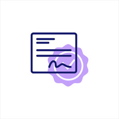 vector illustration of a hand holding a clipboard