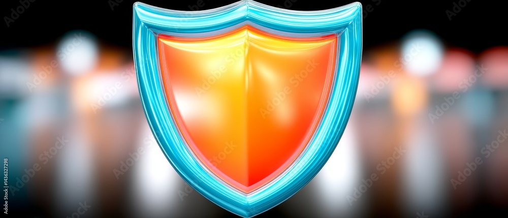 Poster hacker breaching quantum-encrypted firewall virtual environment digital security cyber threat online