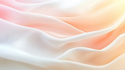 Fototapeta premium Soft, flowing fabric with pastel hues
