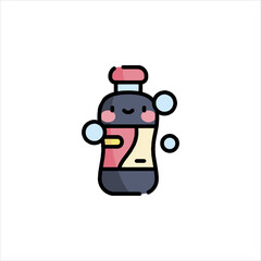 vector illustration of a spray can