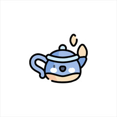teapot and cup