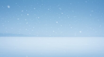 Fototapeta premium Silent Snowfall's Embrace AI Generated