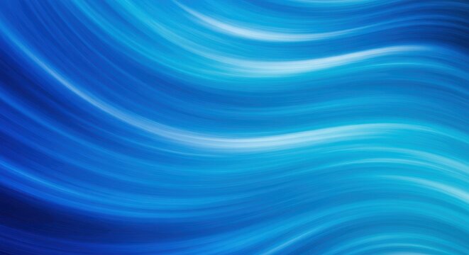 Abstract blend of light and dark blue swirling like waves