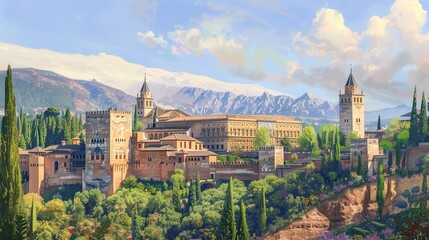 Alhambra Palace: A Majestic Marvel of Islamic Architecture and Historical Splendor
