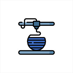 vector illustration of justice gavel