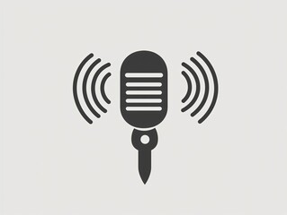Retro Microphone Icon