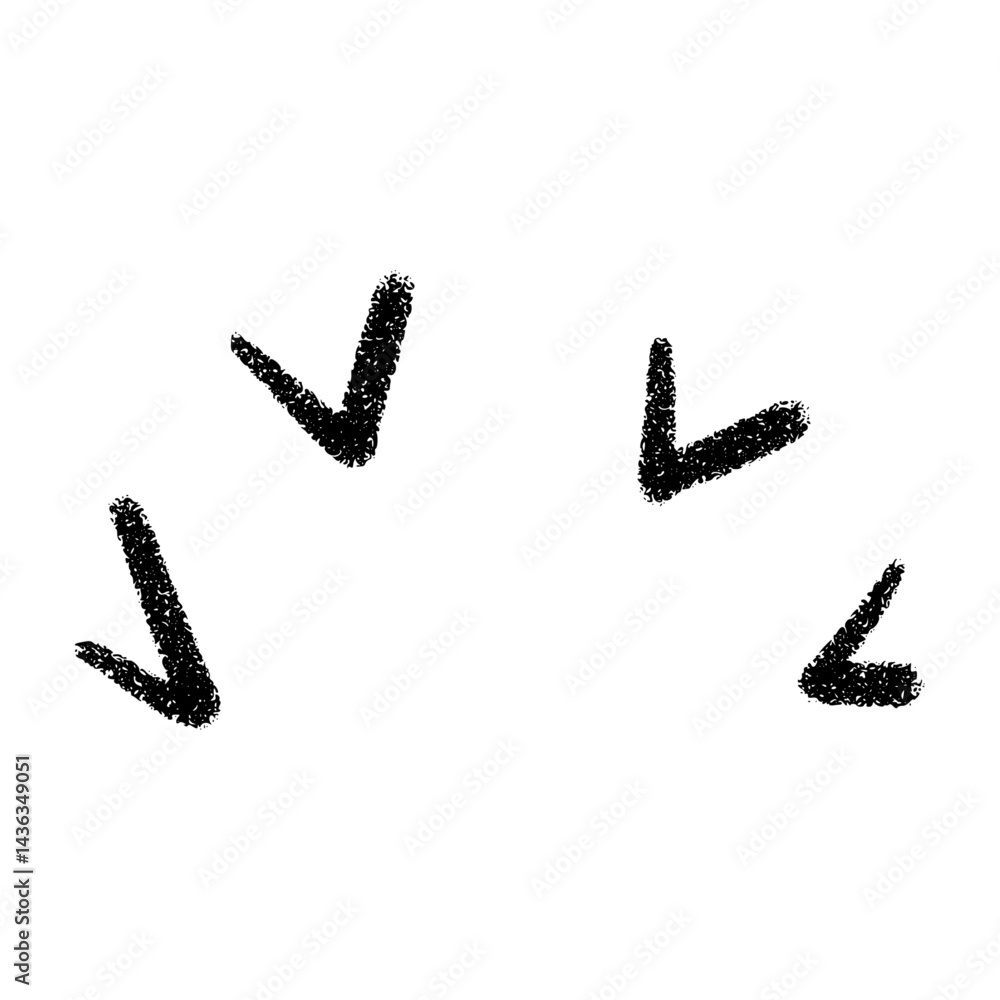 Poster manga-style speed lines with sketchy movement marks. cartoon motion elements and fun action stroke. 