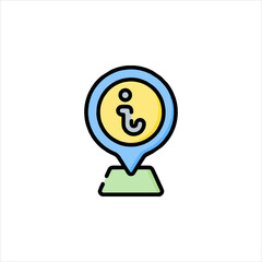 vector icon of a man