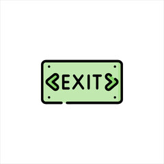 emergency exit sign