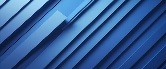 Obraz premium serene minimalist blue wall with white clock close up