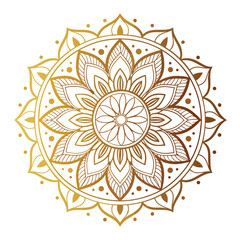 Circular pattern in the form of a mandala. Henna tattoo mandala. Mehndi style. Decorative pattern in oriental style. Coloring book page.