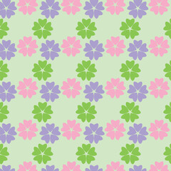 seamless pattern with flowers