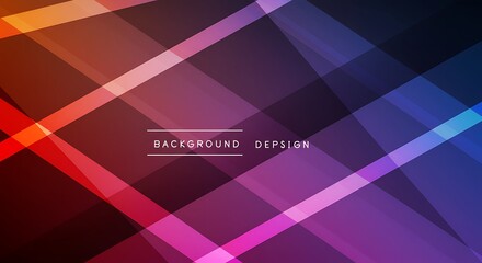 Fototapeta premium Crimson Lattice & Azure Glow AI Generated