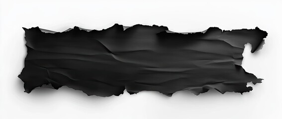 Ripped Black Banner