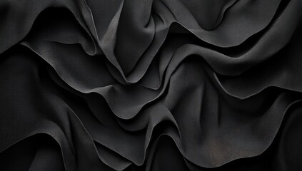 Dark, Draped Fabric Texture