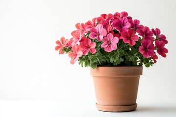 Fototapeta premium pink cyclamen in pot