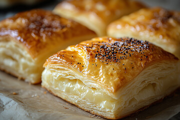 Close up of Freshly Baked Pastries