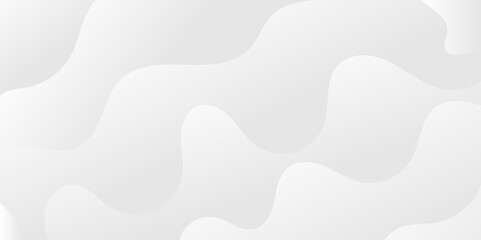 Abstract minimalistic white paper wave curve lines banner background design.
