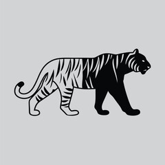 Tiger Expression Tattoo Idea