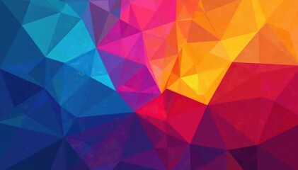 Fototapeta premium Geometric abstract shapes in vibrant color, perfectly tiled , repeat, background, minimalist