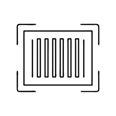 barcode icon, barcode line art - simple line art of barcode, perfect for barcode logos and icons