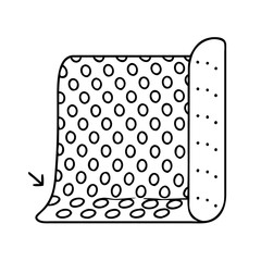 bubble wrap icon, bubble wrap line art - simple line art of bubble wrap, perfect for bubble wrap logos and icons