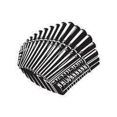 Andean Harmony: A Beautiful Collection of Pan Flute Vector Silhouettes Celebrating the Unique Shape, Melodic Sound, and Cultural Significance of This Timeless Wind Instrument.