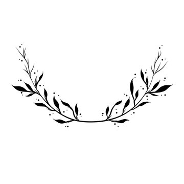 vector floral frame
