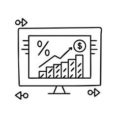 conversion rate icon, conversion rate line art - simple line art of conversion rate, perfect for conversion rate logos and icons