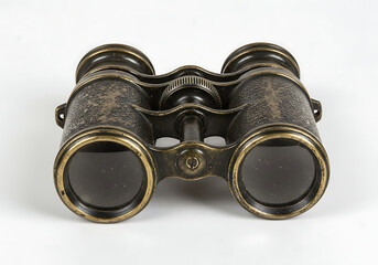 Antique Brass Binoculars: Vintage Collectible
