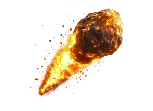 Meteor asteroid fireball