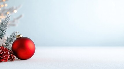 Festive Christmas Ornament Scene