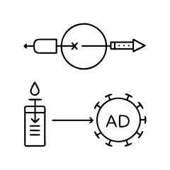 dependency injection icon, dependency injection line art - simple line art of dependency injection, perfect for dependency injection logos and icons