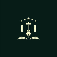 initials design modern legal attorney law firm lawyer advocate consultancy business logo vector