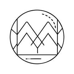 maven icon, maven line art - simple line art of maven, perfect for maven logos and icons