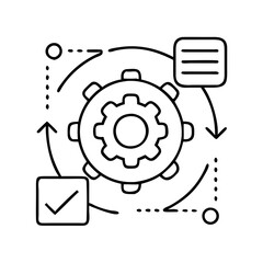 npm icon, npm line art - simple line art of npm, perfect for npm logos and icons