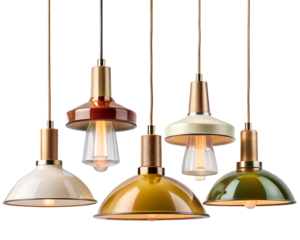 golden bell on white background