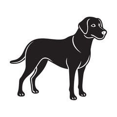 Labrador Retriever Pet Line Art