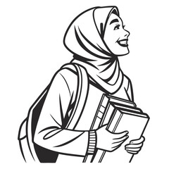 vector illustration of a man in traditional costume