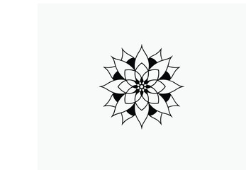 Traditional Mandala Classic Floral Vector Illustration Design 