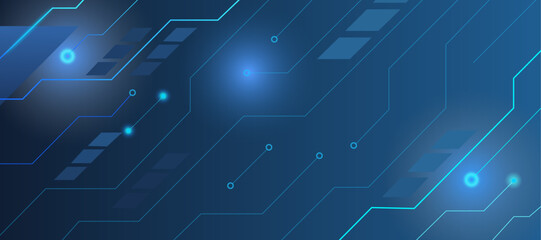 Technology background with hi-tech digital data connection system and computer electronic design.