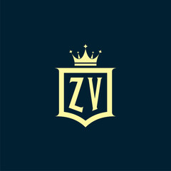 initials law firm logo design vector