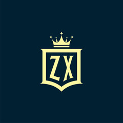 initials law firm logo design vector