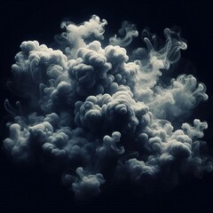 Soft billowing the darkness