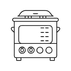 sterilizer icon, sterilizer line art - simple line art of sterilizer, perfect for sterilizer logos and icons