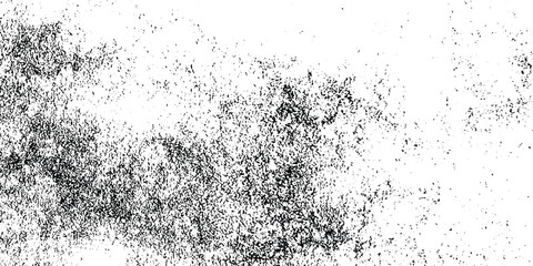 Abstract texture dust dark weathered overlay pattern sample on transparent background vector vintage distress background.
