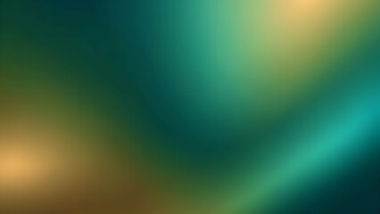 Fototapeta premium Luxury gradient background in sapphire green and muted bronze colors, smooth transition with light texture, rich and opulent tone.