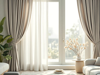 Photo of Smart AI Robot Vacuum Cleaner on Wooden Floor in Modern Interior – Compact, Glossy, and Perfect for Smart Home Lifestyle and Tech Product Promotion