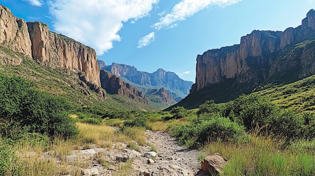 Unbelivable view of Mountain massif of the Gorropu Canyon. 