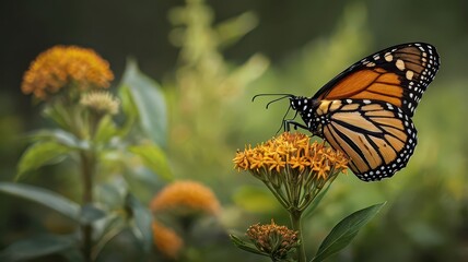 Obraz premium Butterfly background nature